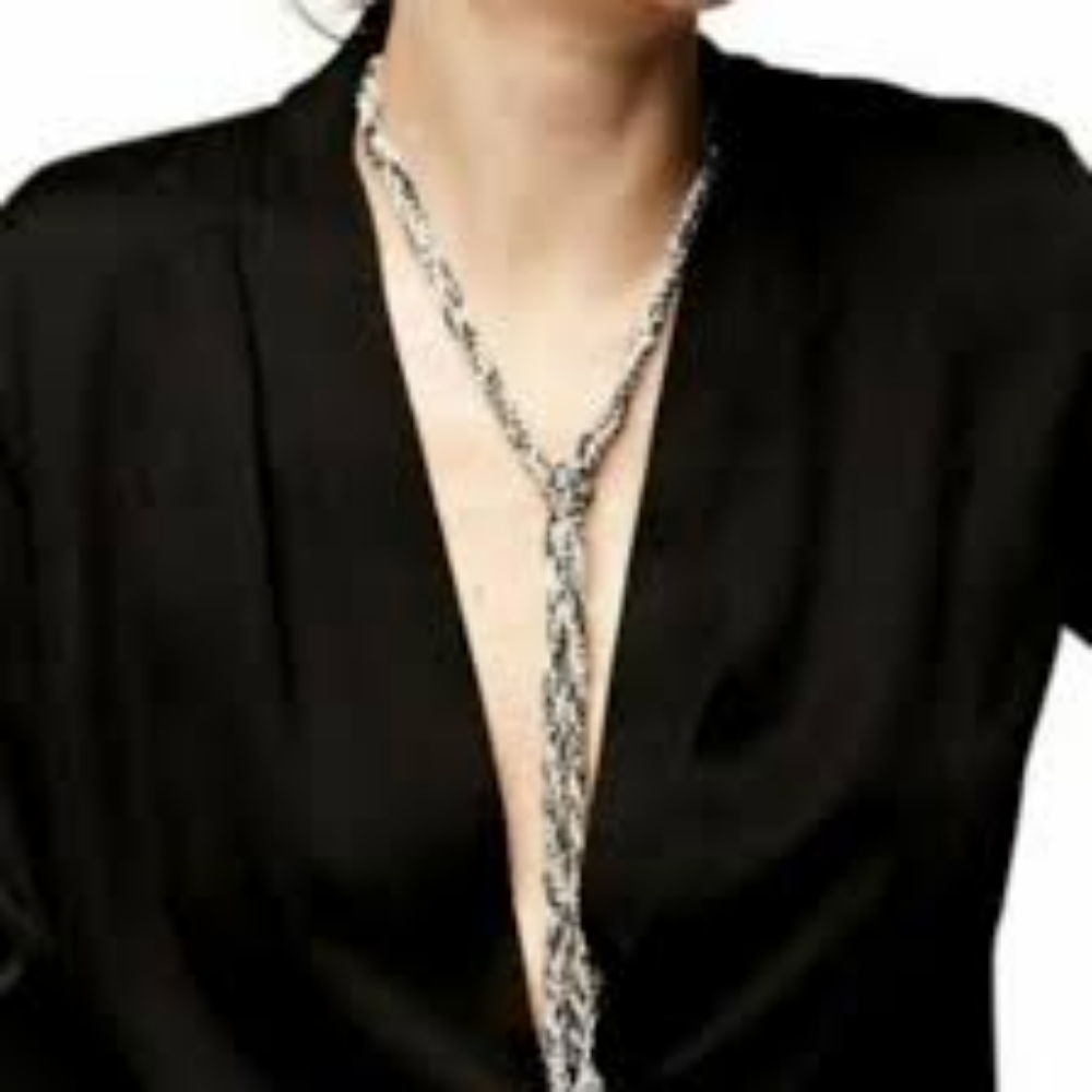 Stella & Dot Adrienne Mixed Chain Necklace